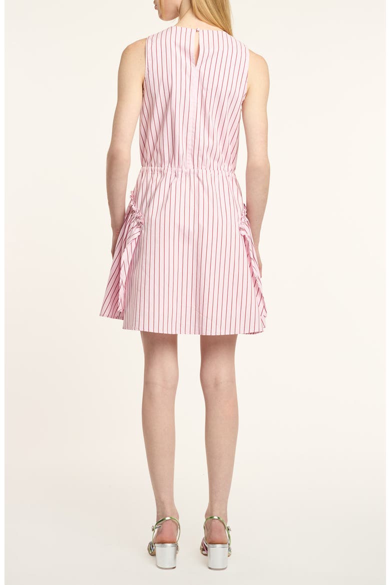Leylani Rose Stripe Cotton Blend Dress, Alternate, color, COTTON CANDY/ CRIMSON PLUM