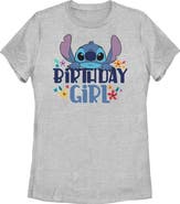 Lilo & Stitch Women's Lilo & Stitch Birthday Girl Stitch  Graphic T-Shirt