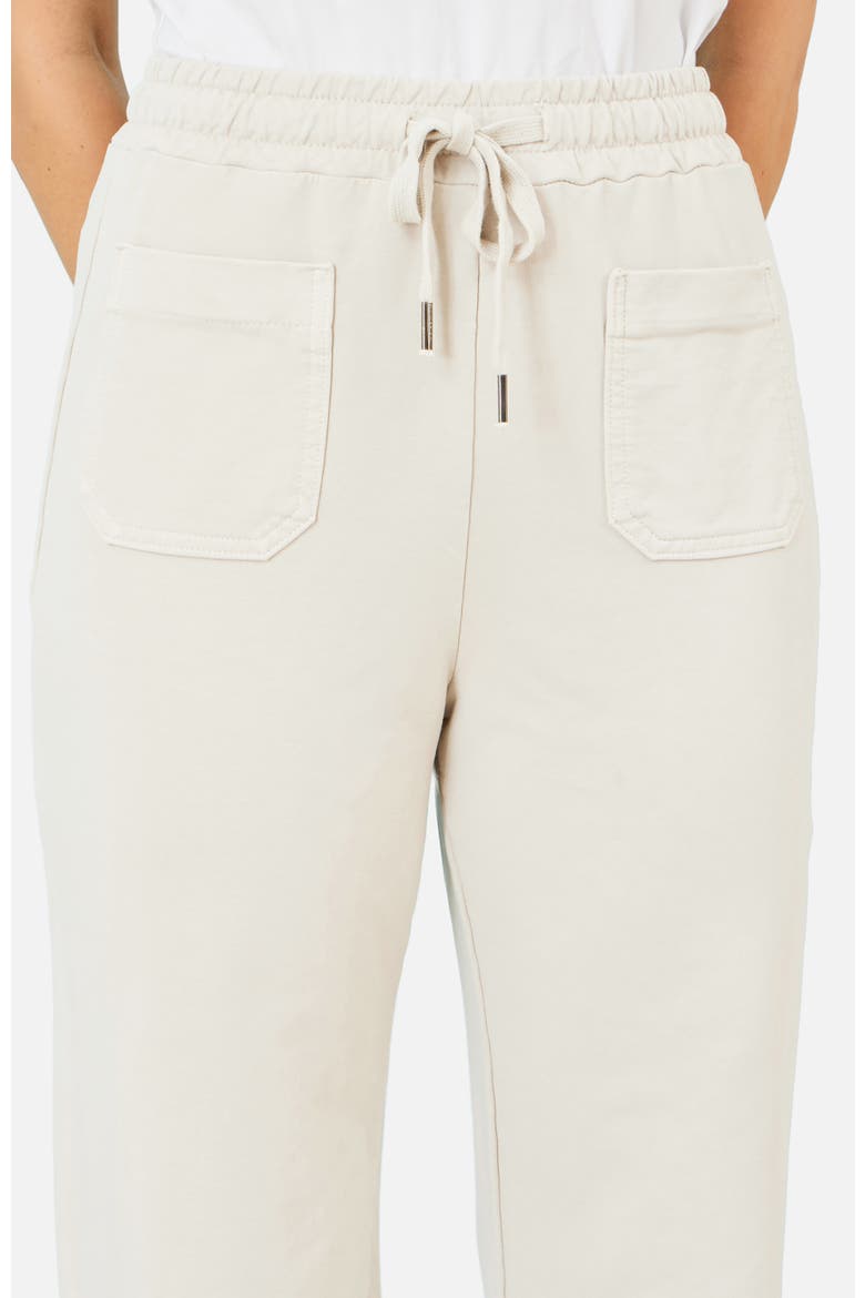 Relaxed Stretch Wide Leg Trousers, Alternate, color, Chalk
