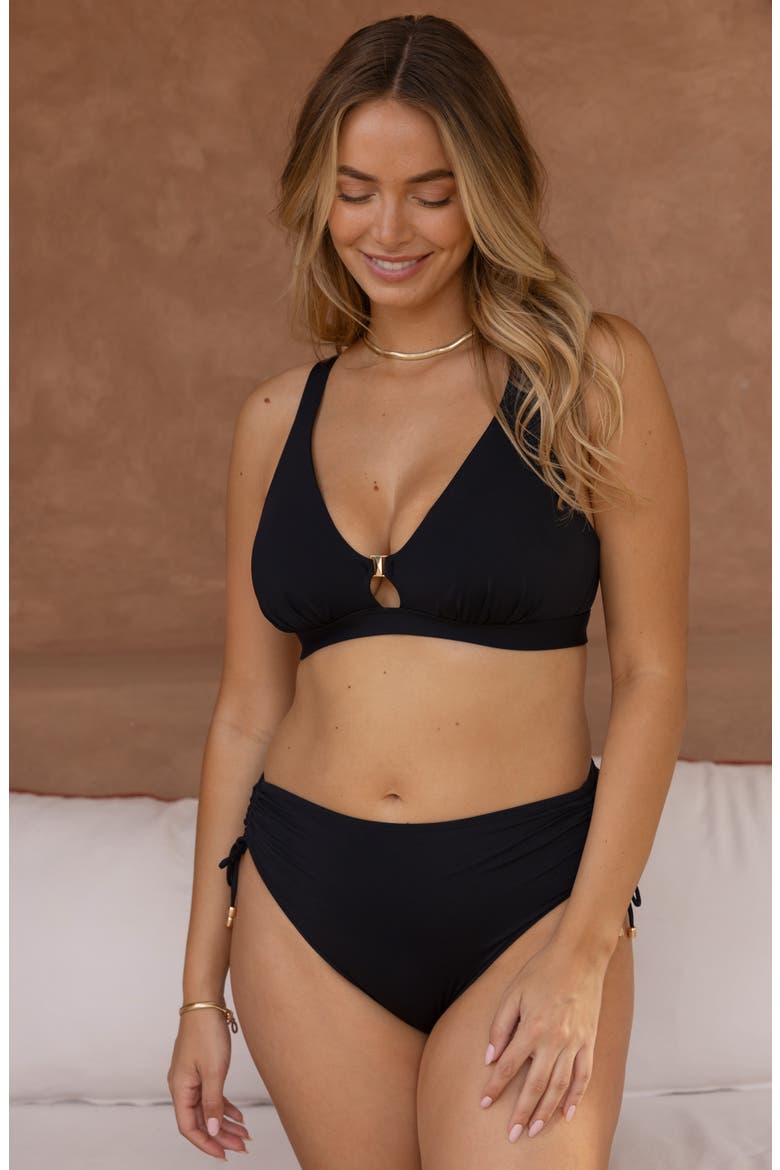 Merissa Wireless Bikini Top, Alternate, color, BLACK