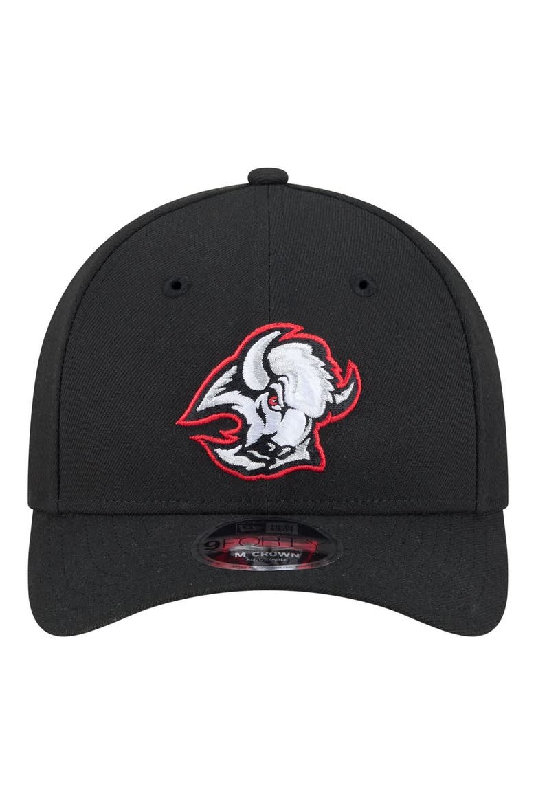 Men's New Era  Black Buffalo Sabres COOLERA 9FORTY M-Crown Adjustable Hat, Alternate, color, Black