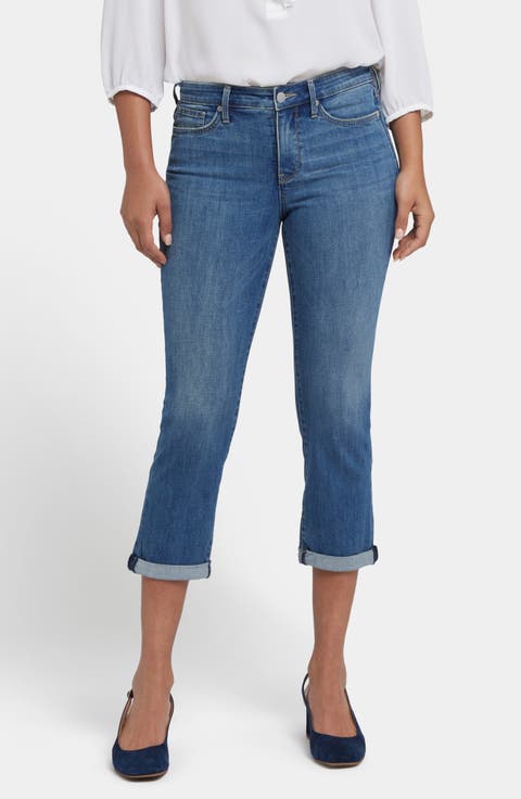 Chloe Cuff Capri Jeans (Petite)