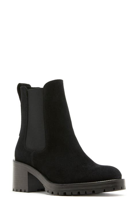 Waffle Leather Chelsea Boot