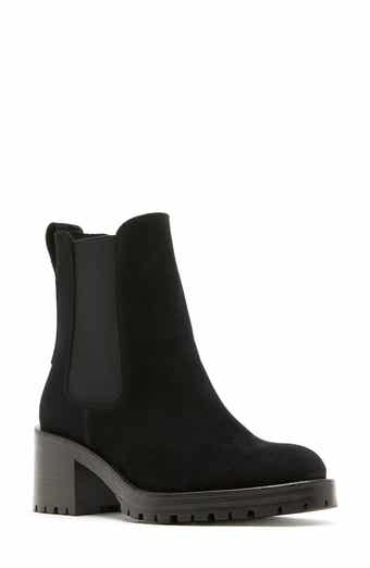 Waffle Leather Chelsea Boot
