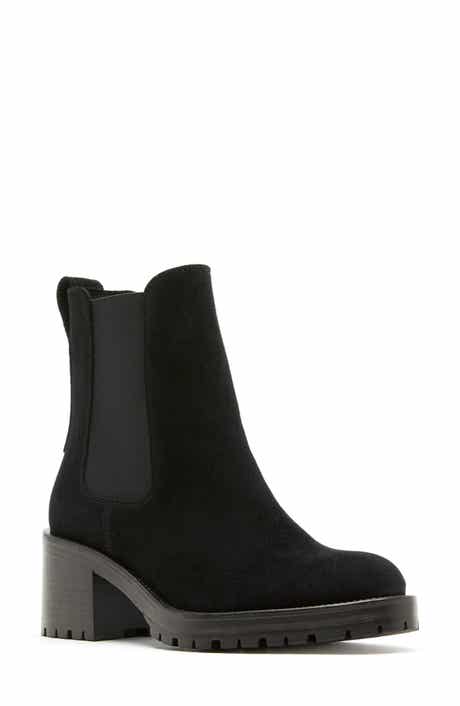 Waffle Leather Chelsea Boot