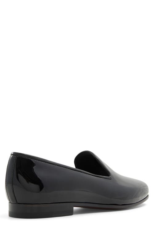 Brooks Brothers Lenox Patent Leather Venetian Loafer In Other Black