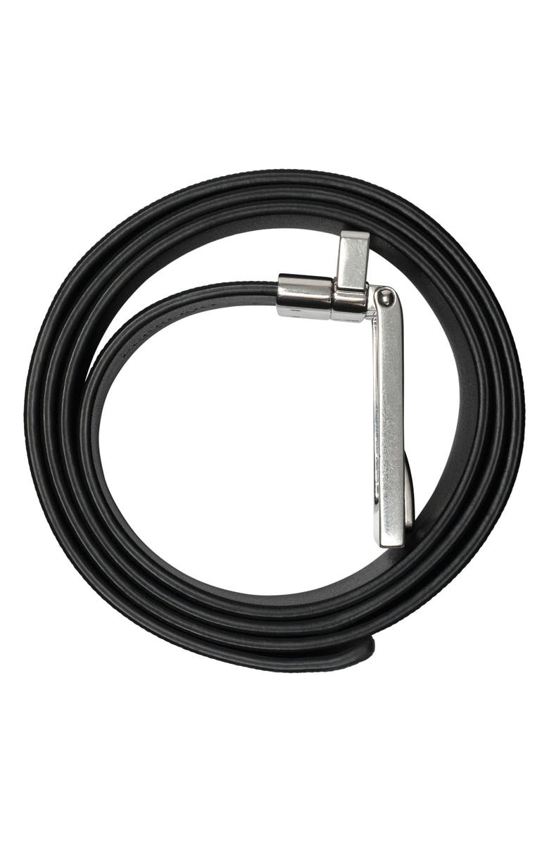 Burberry Louis Reversible Check Belt, Alternate, color, Navy Ip Chk/ Black