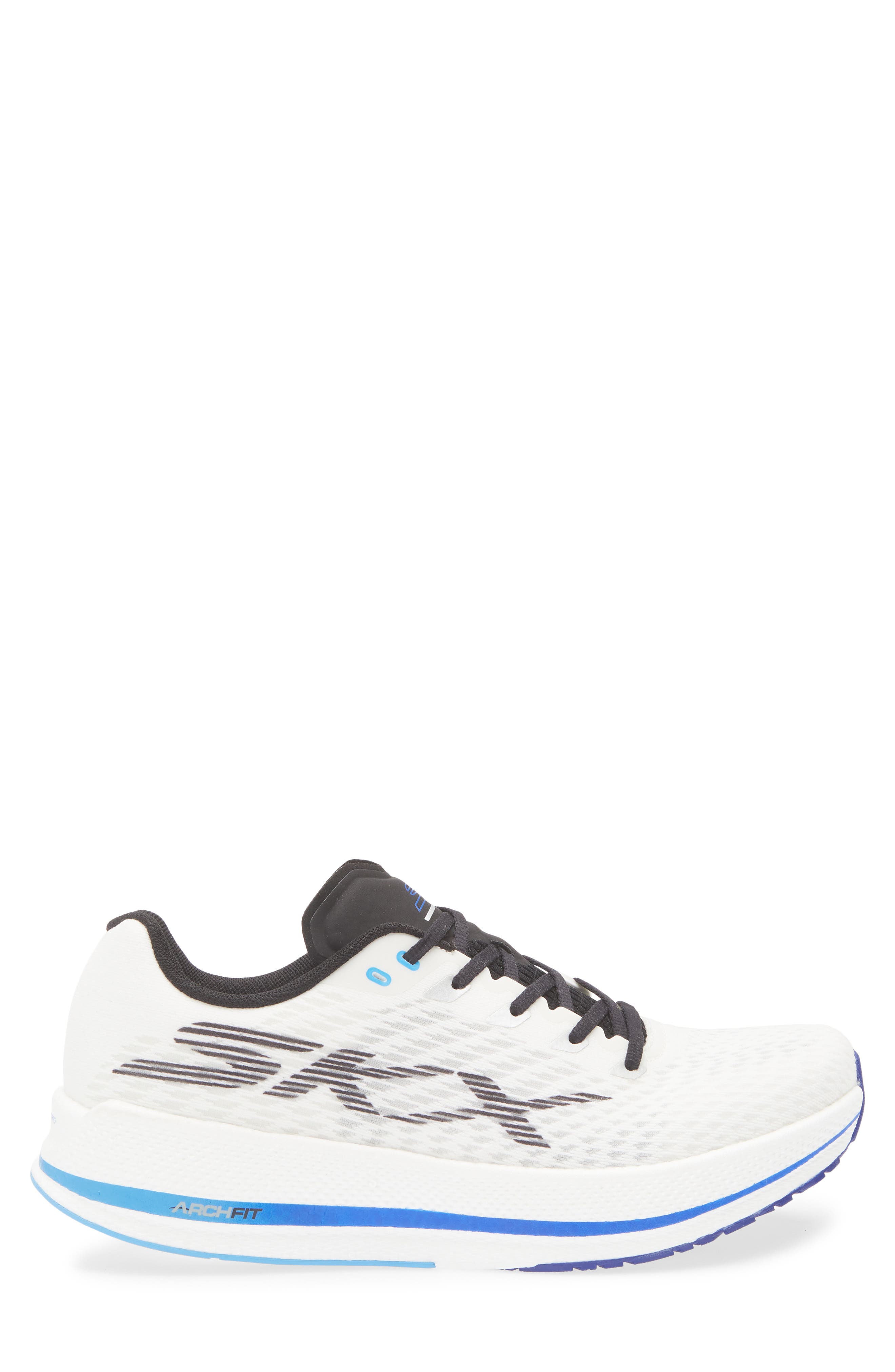GO RUN Razor 5 Running Shoe, Alternate, color, WHITE/ BLUE