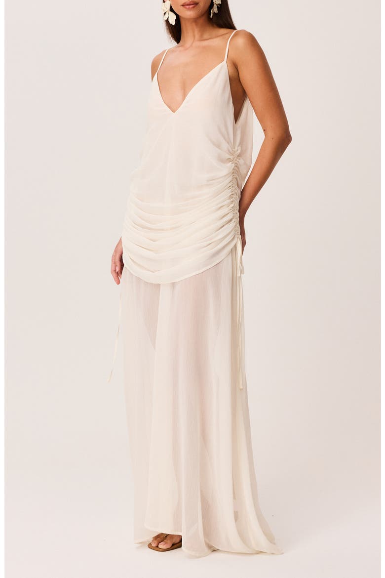 Evelia Maxi Dress, Alternate, color, CREAM