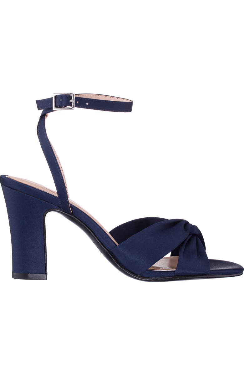Nina Ashley Ankle Strap Sandal, Alternate, color, New Navy