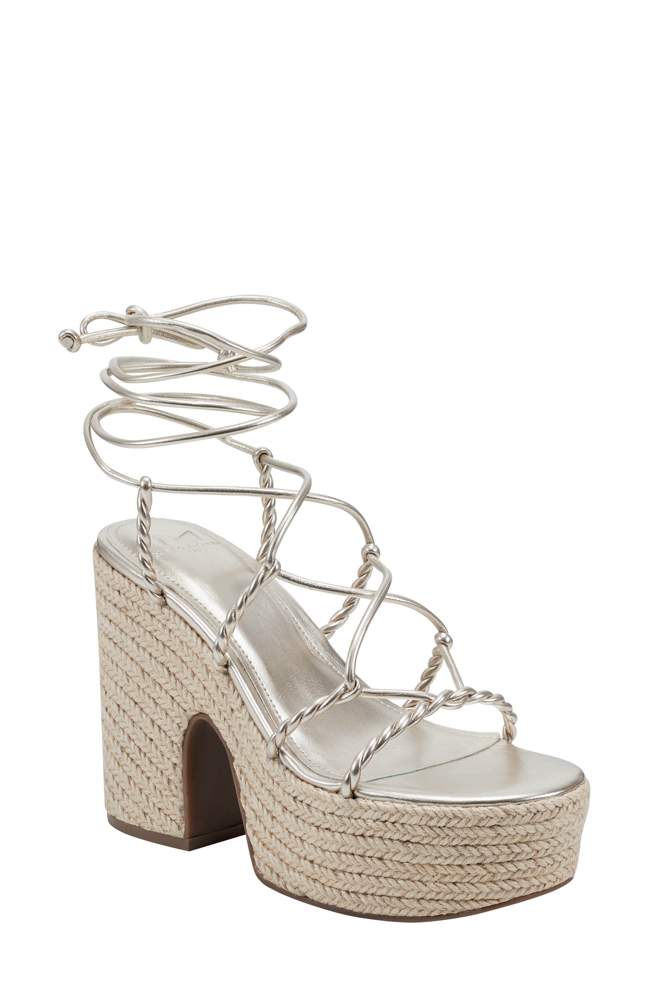 Marc Fisher LTD Oliver Platform Sandal, Main, color, Gold