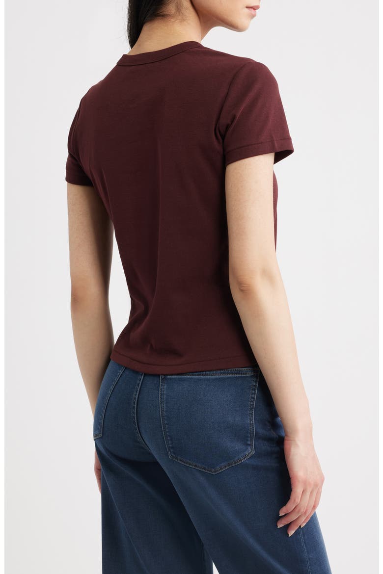 Shrunken T-Shirt, Alternate, color, MAROON