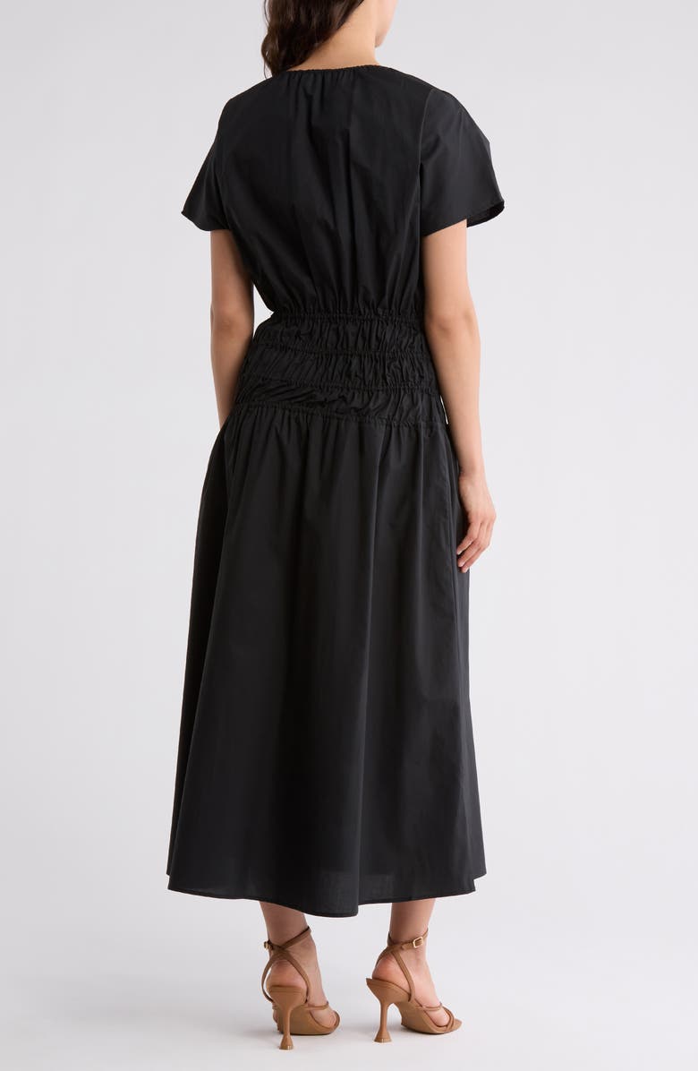 Ellen Tracy Shirred Waist Fit and Flare Dress, Alternate, color,