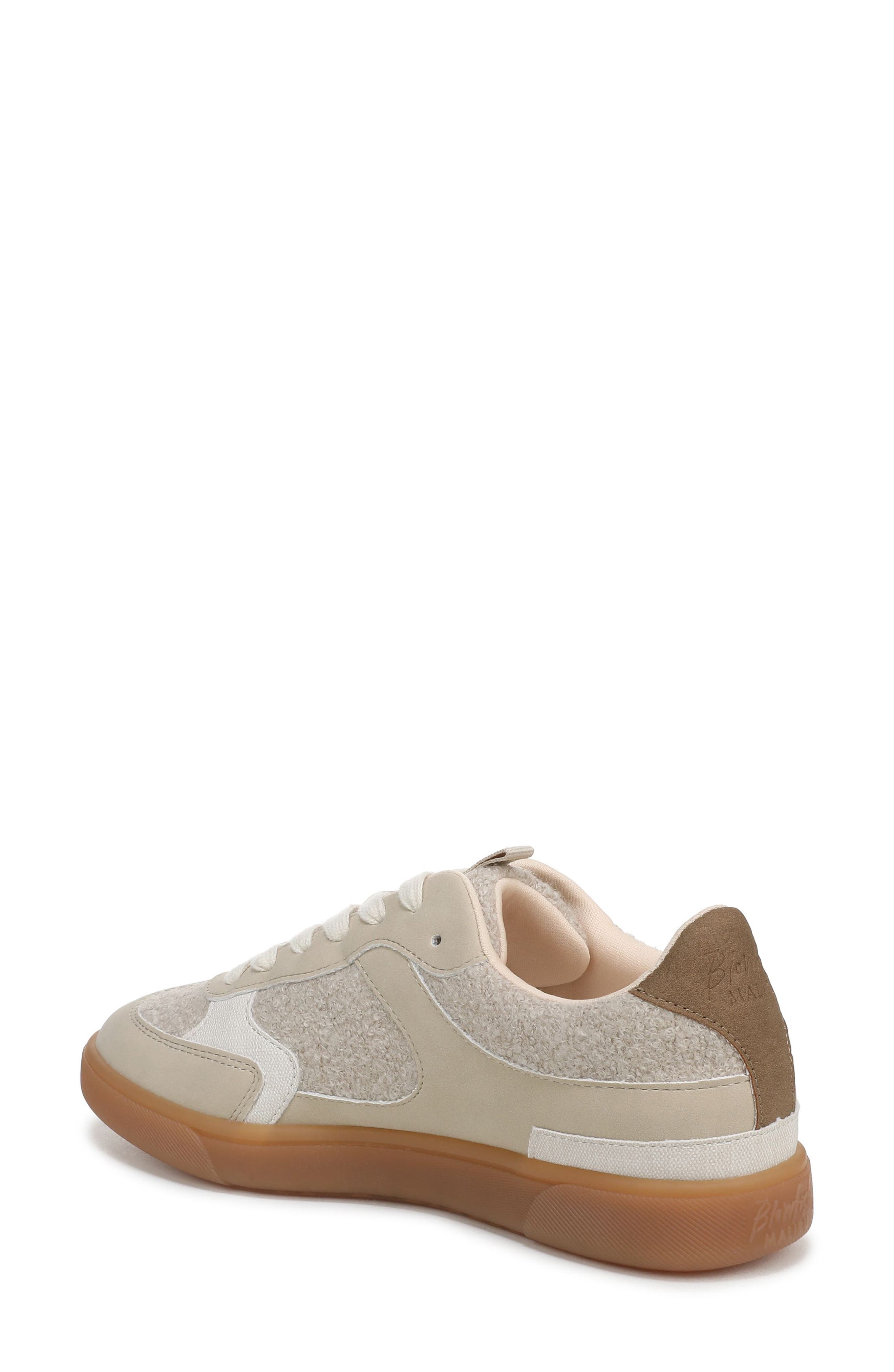 Blowfish Malibu Tastic Low Top Sneaker, Alternate, color, Oatmeal Tan Faux Leather