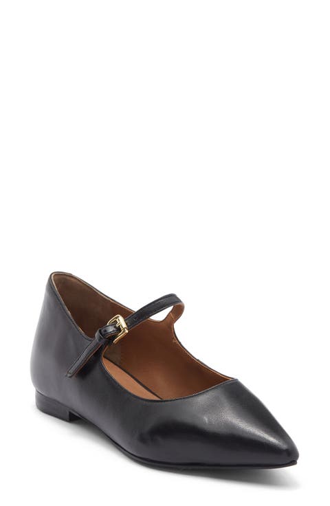Pardon Me Pointed Toe Mary Jane Flat (Women)