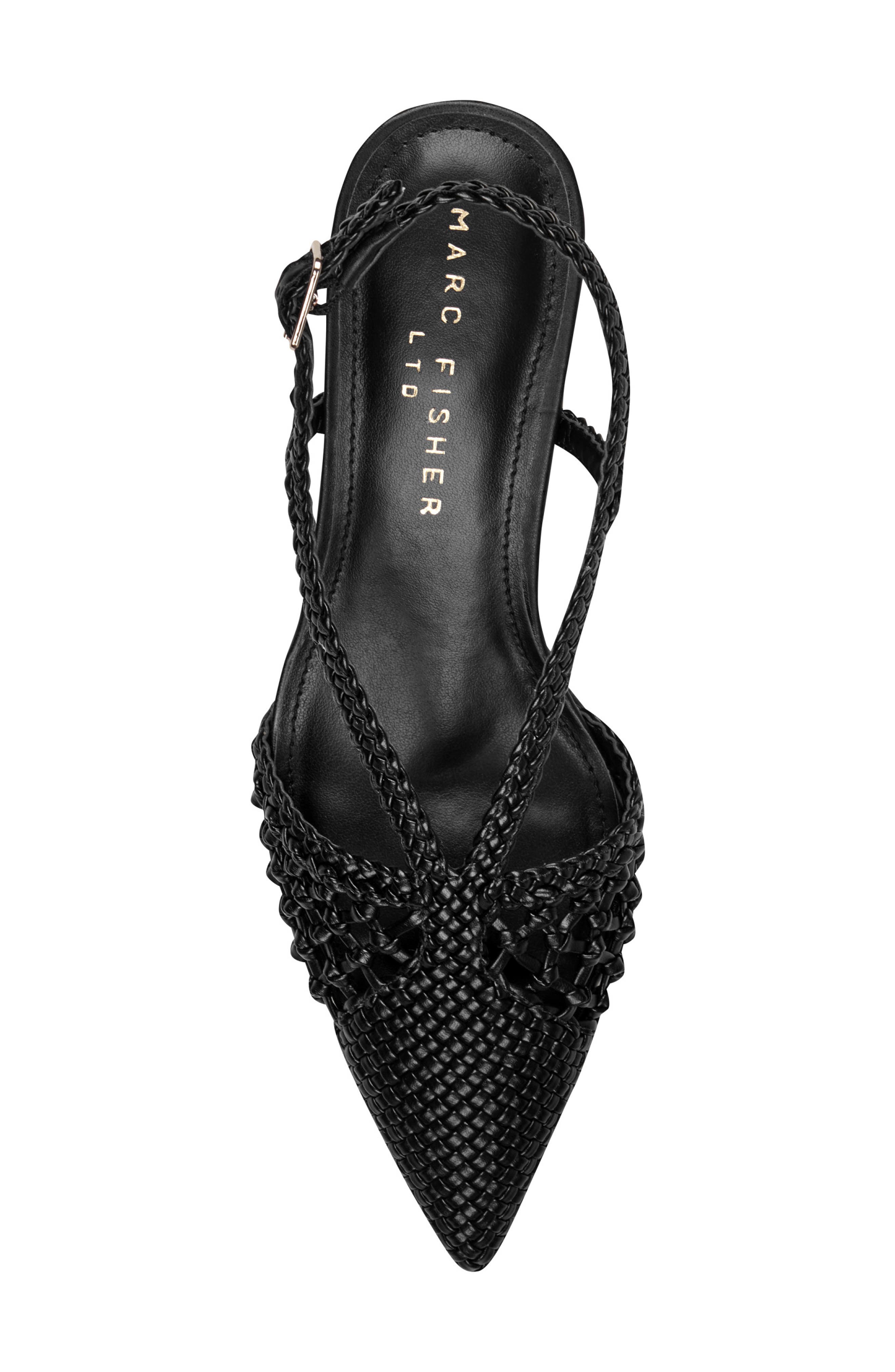 Marc Fisher Reagan Slingback Pump, Alternate, color, Black