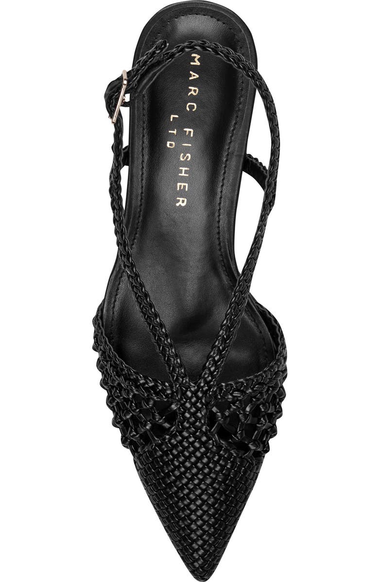 Marc Fisher Reagan Slingback Pump, Alternate, color, Black