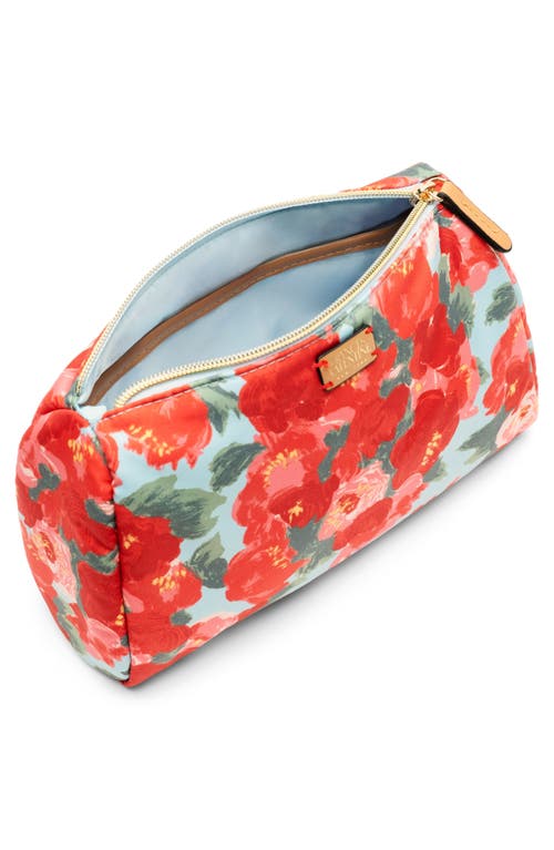 Frances Valentine Large Cosmetic Bag In Red