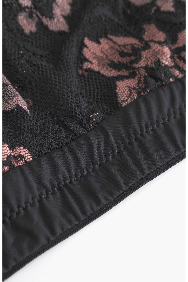 Savona Bralette, Alternate, color, Black/Mandorla