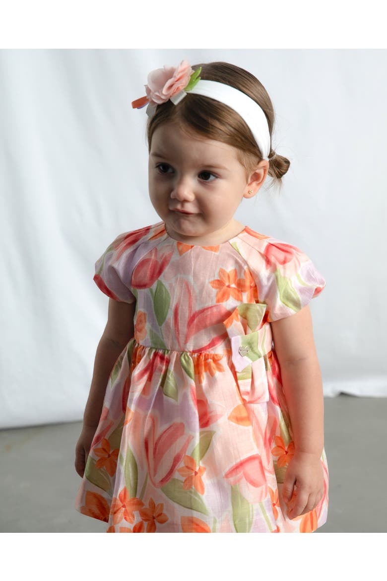 Dress With Floral Print, Alternate, color, Lavender