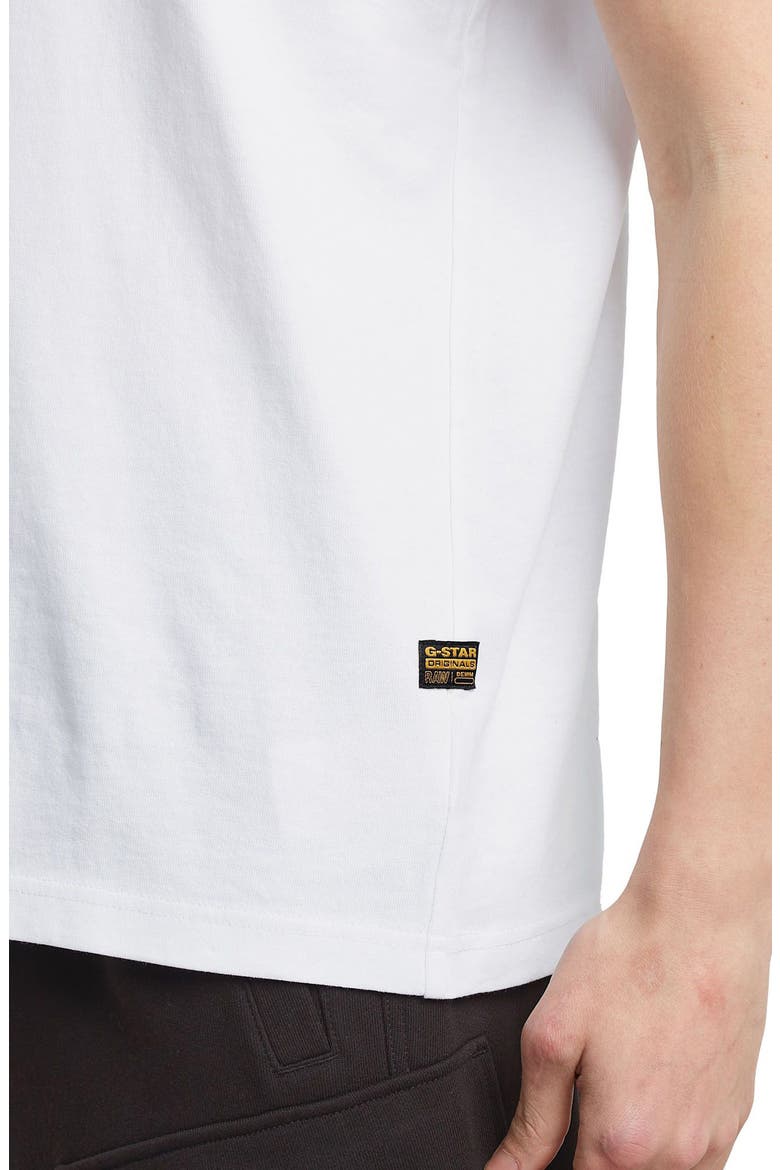 Felt Logo Organic Cotton T-Shirt, Alternate, color, WHITE