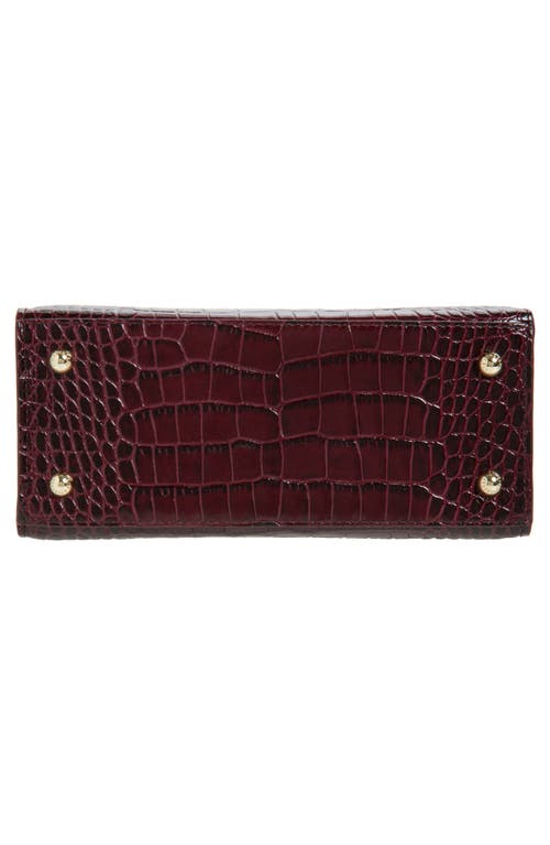 Strathberry Mini Croc Embossed Leather Tote