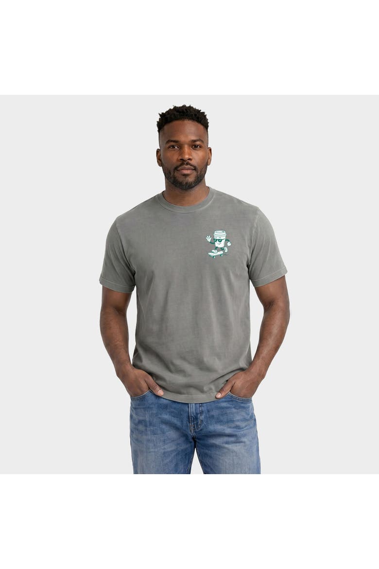 Cool Dads Club Coffee Garment Dyed T-Shirt, Alternate, color, Grey
