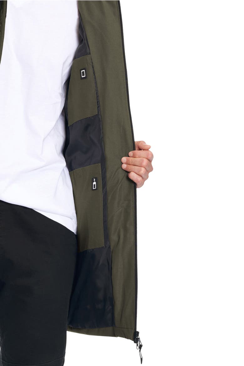 JASPER - Vegan Down Winter Puffer Coat, Alternate, color, OLIVE