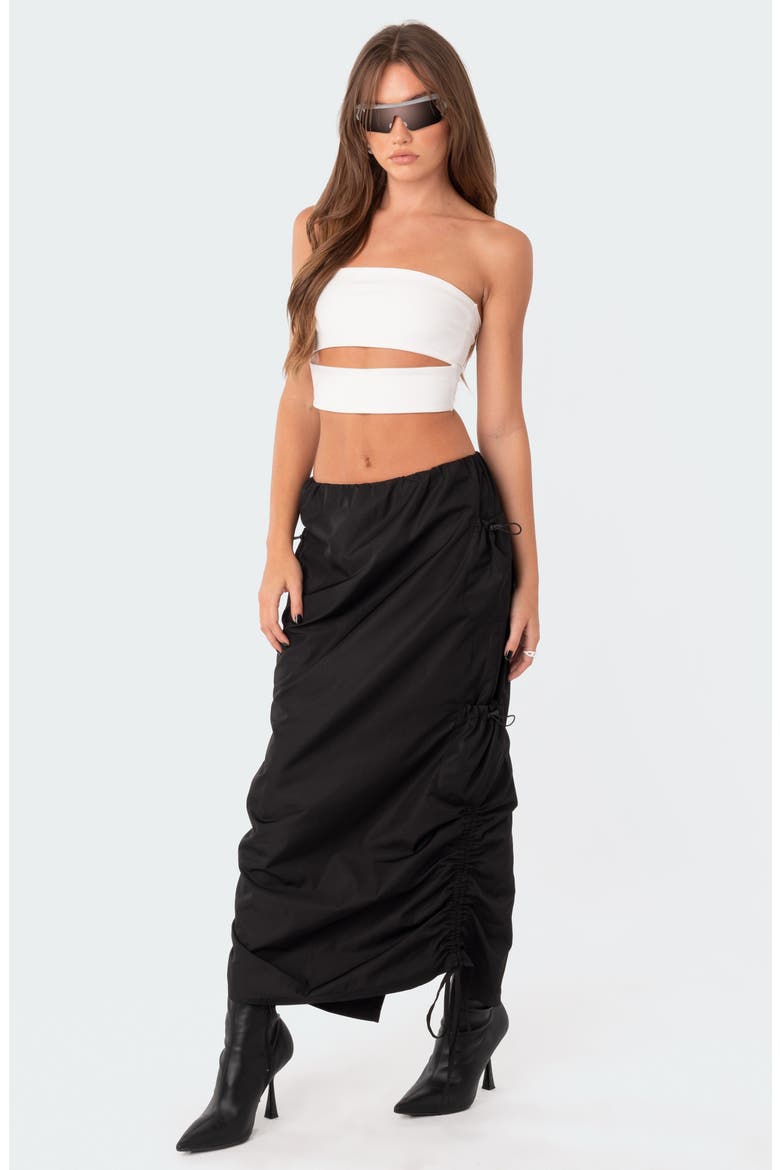 Darcey Front Cutout Tube Top, Alternate, color, WHITE