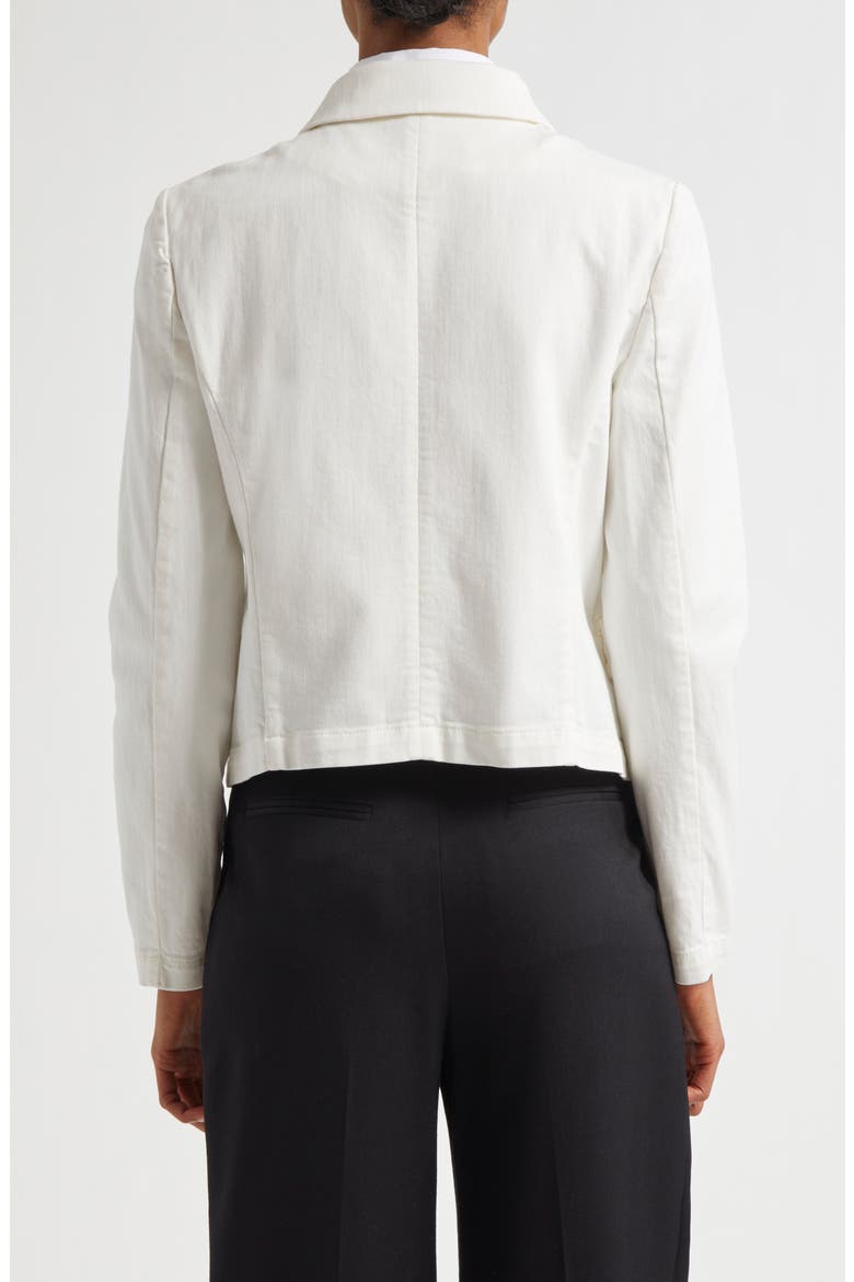 Stretch Cotton Twill Jacket, Alternate, color, OFF WHITE