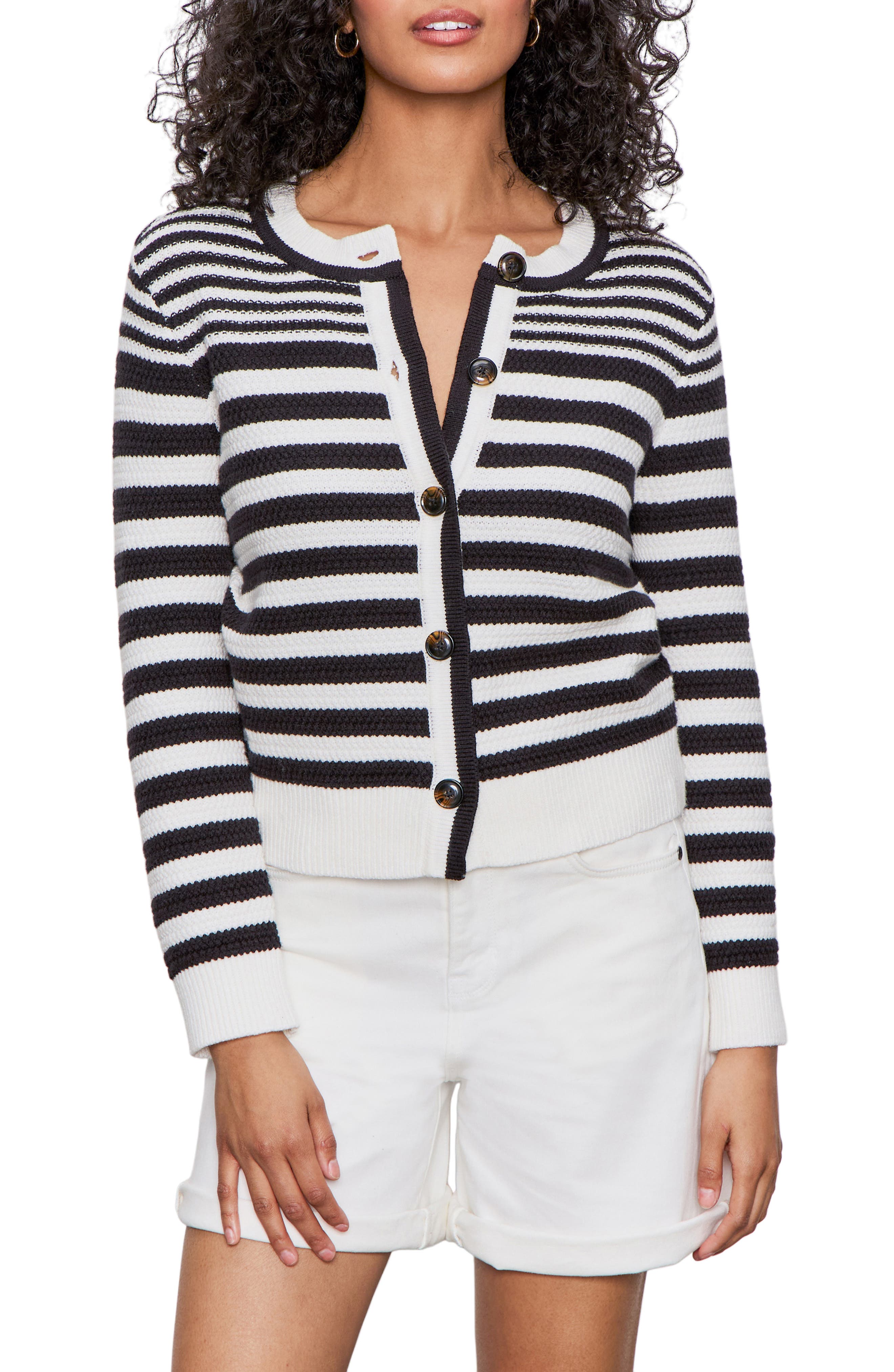 Sanctuary City Summer Stripe Cotton Cardigan