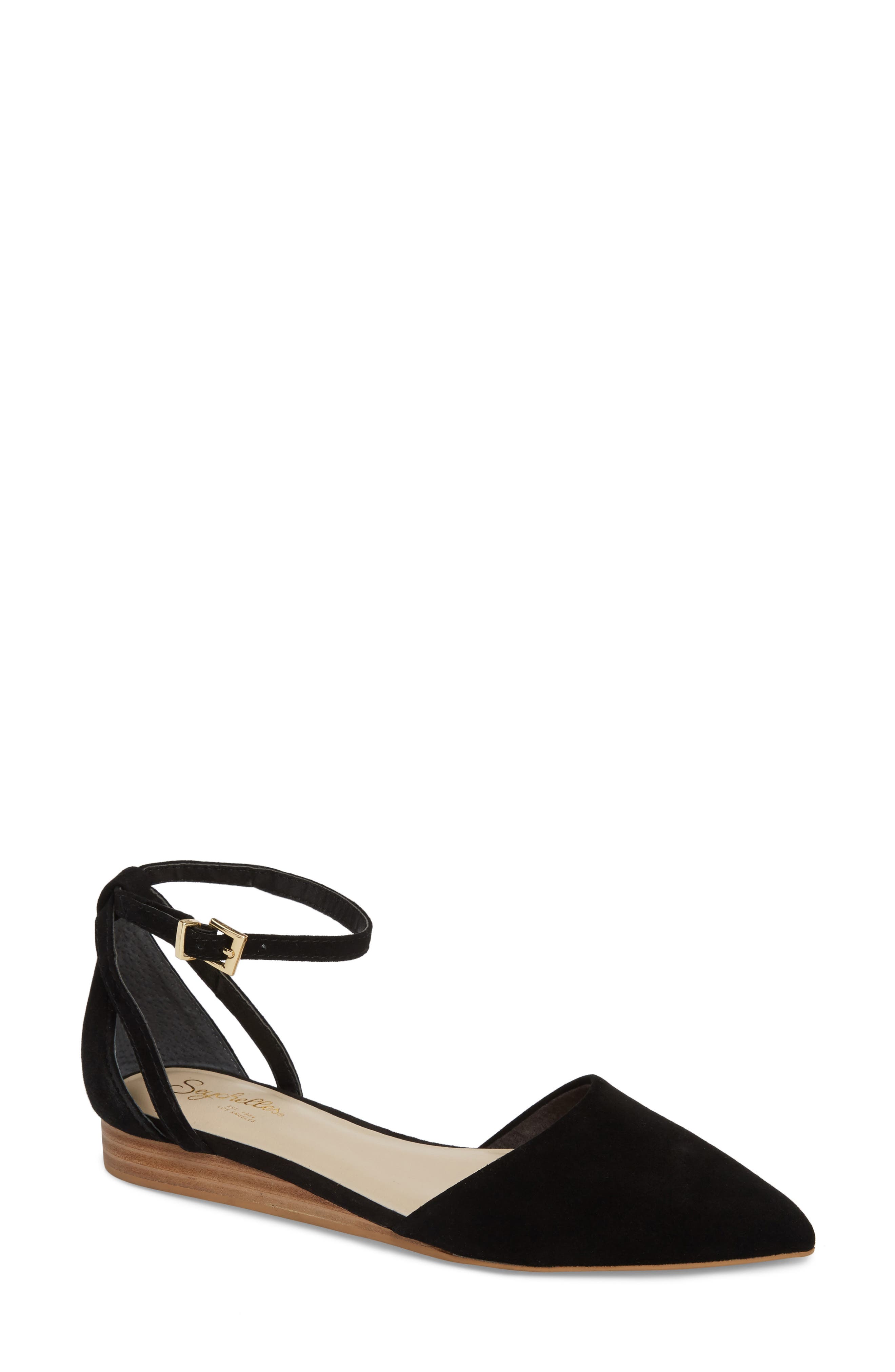 Seychelles Plateau Ankle Strap Flat, Main, color, 