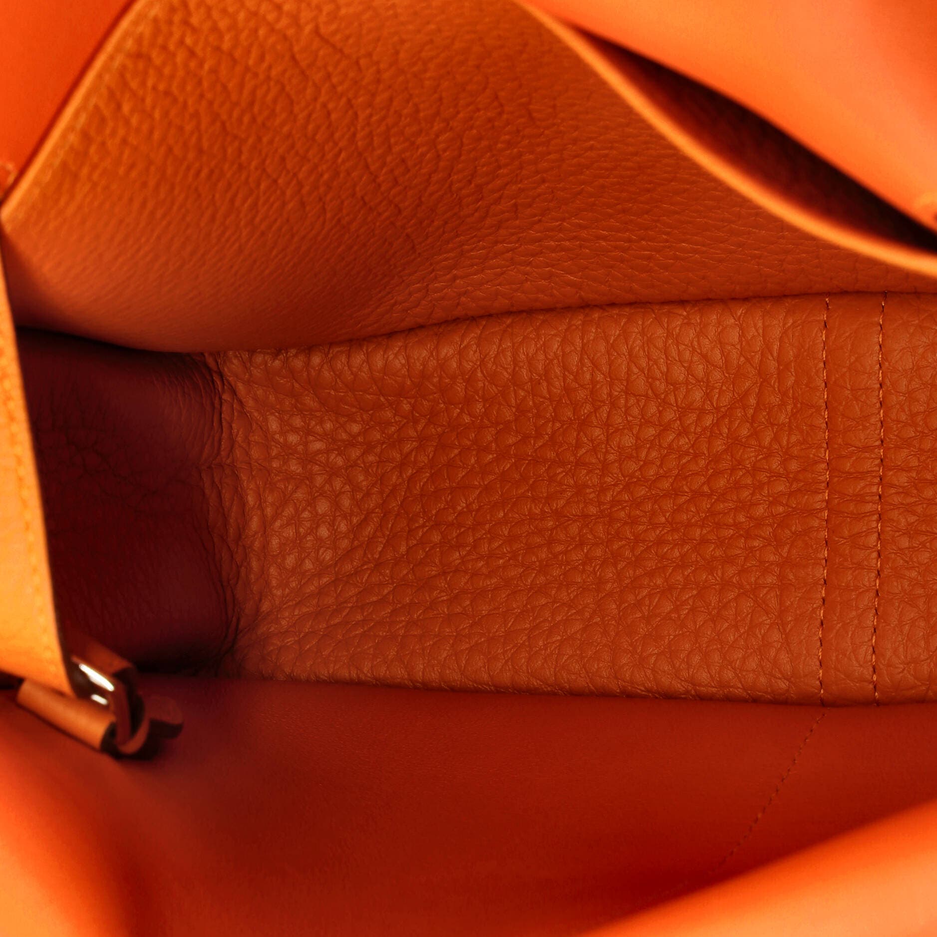 Pre-Owned Hermes Halzan Bag Clemence 25, Alternate, color, Feu