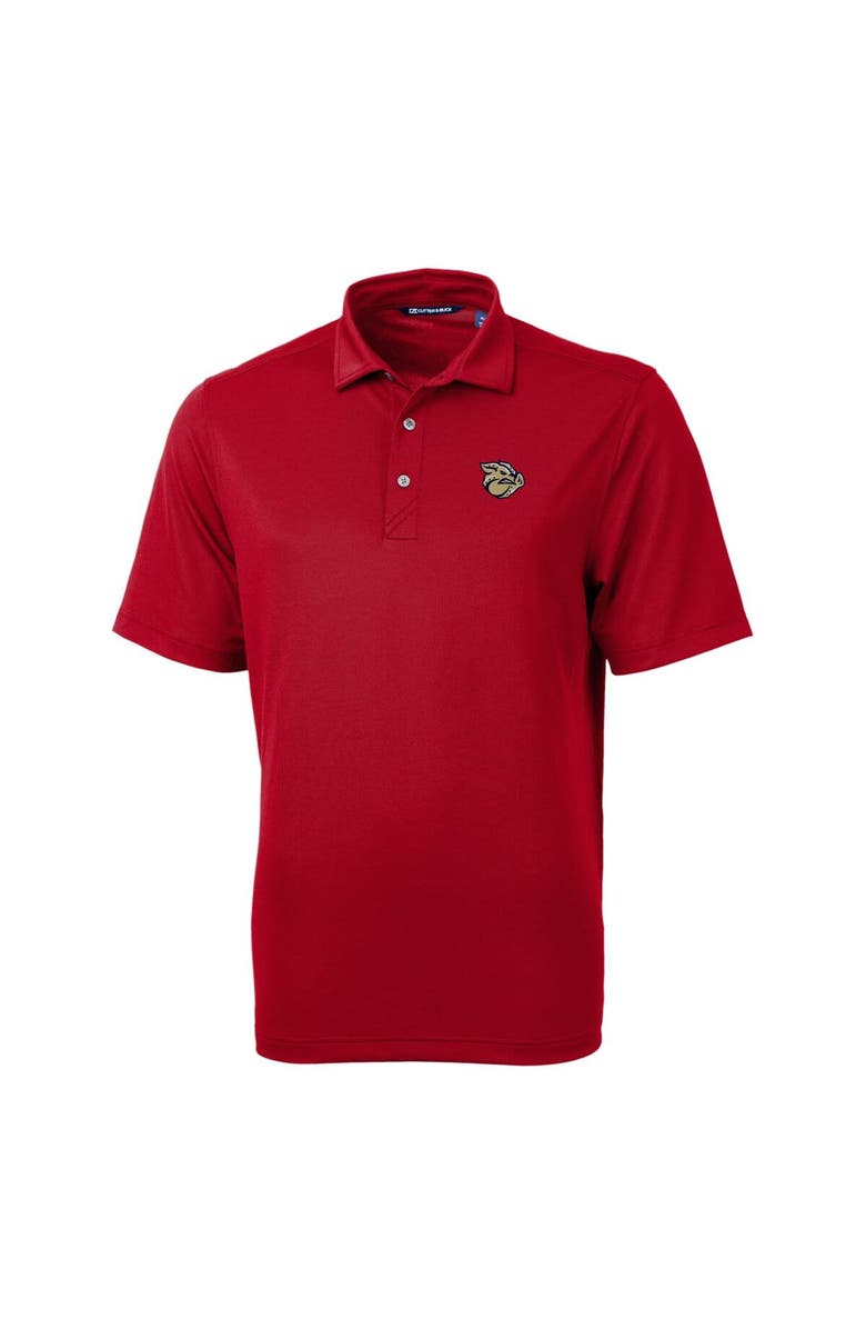 Cutter & Buck Men's Cutter & Buck Red Lehigh Valley IronPigs Big & Tall Virtue Eco Pique Recycled Polo, Alternate, color, 
