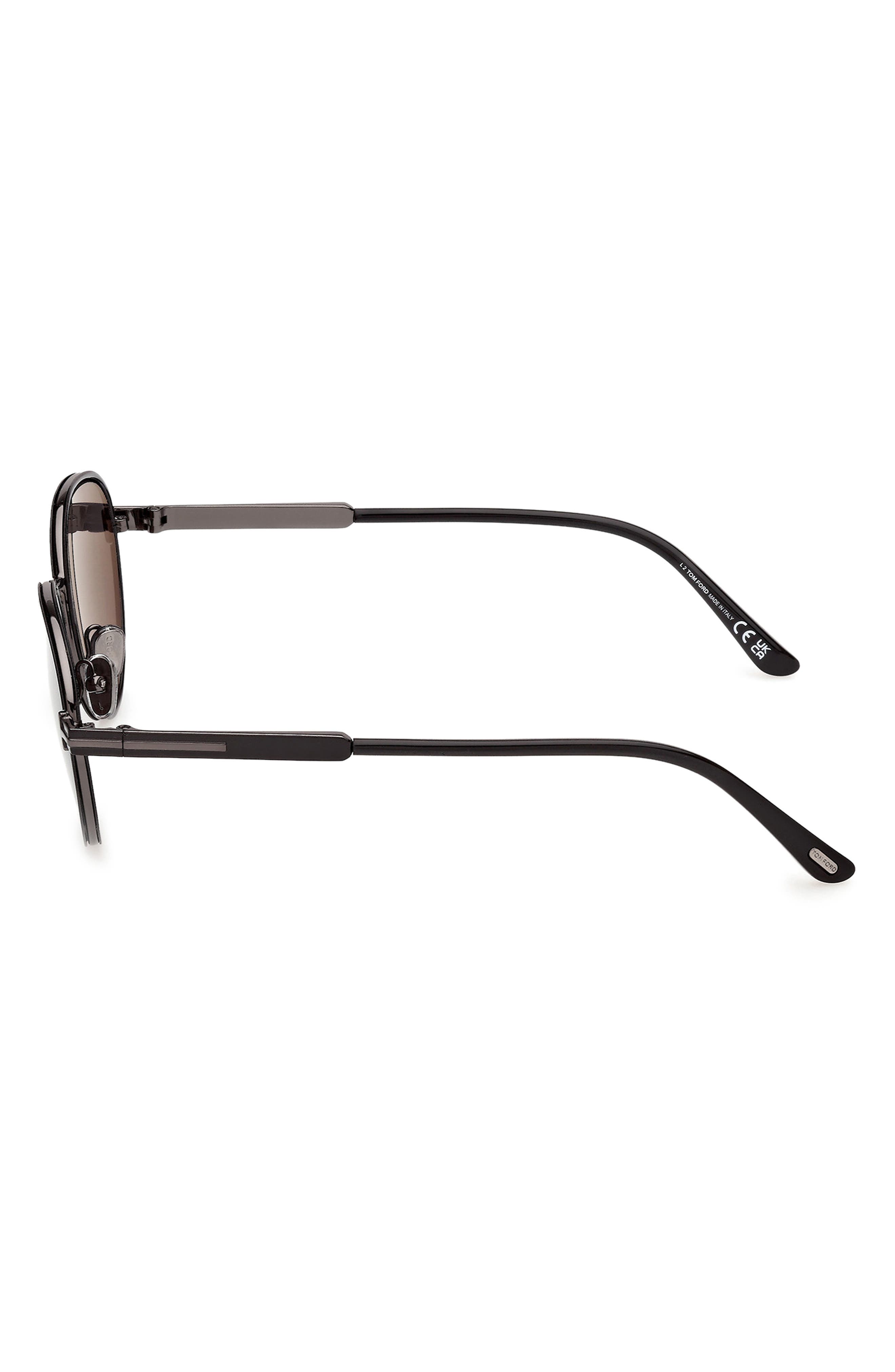 TOM FORD Jet 51mm Round Sunglasses | Nordstrom