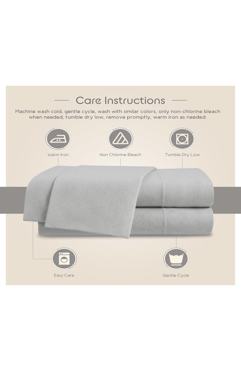 Vellux Snuggle Sheet Set, Alternate, color, Soft Gray