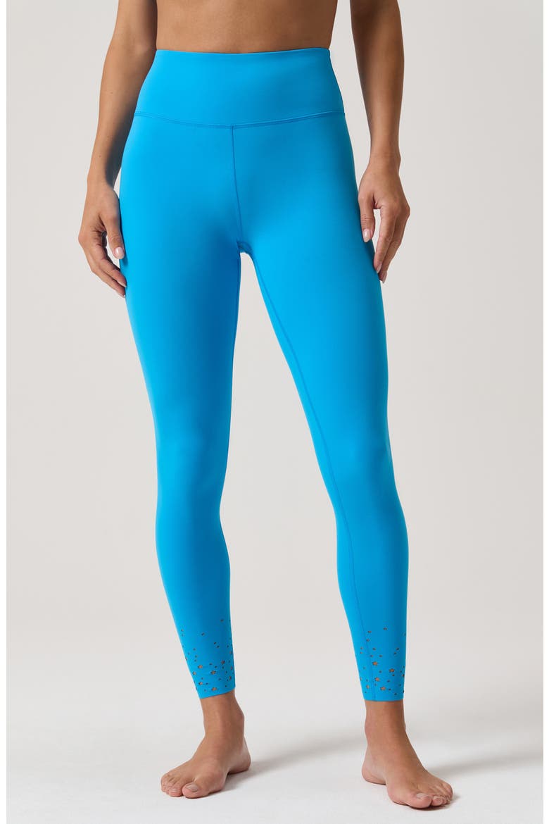 Starstruck Euphoria 7/8 High Waist Performance Leggings, Main, color, AQUA AURA