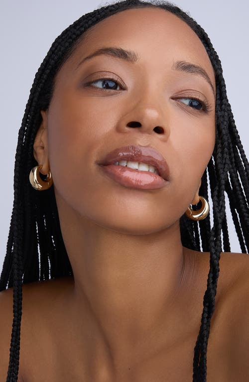 Jennifer Fisher Dylan Mini Dome Huggie Hoop Earrings In Gold