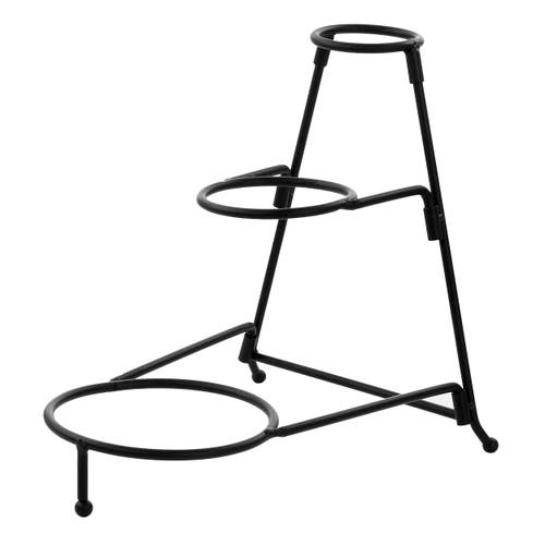 Elama 3 Tier Oval Bowl Porcelain Serveware Set In White