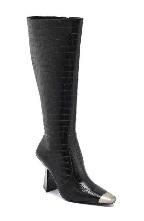 Jada Metal Cap Toe Tall Boot (Women)