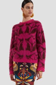 La DoubleJ Camden Jumper Bordeaux Fuchsia