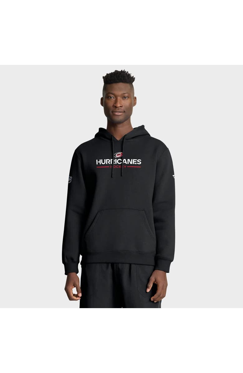 FANATICS Men's Fanatics Black Carolina Hurricanes Authentic Pro Primary Hoodie, Main, color, Black