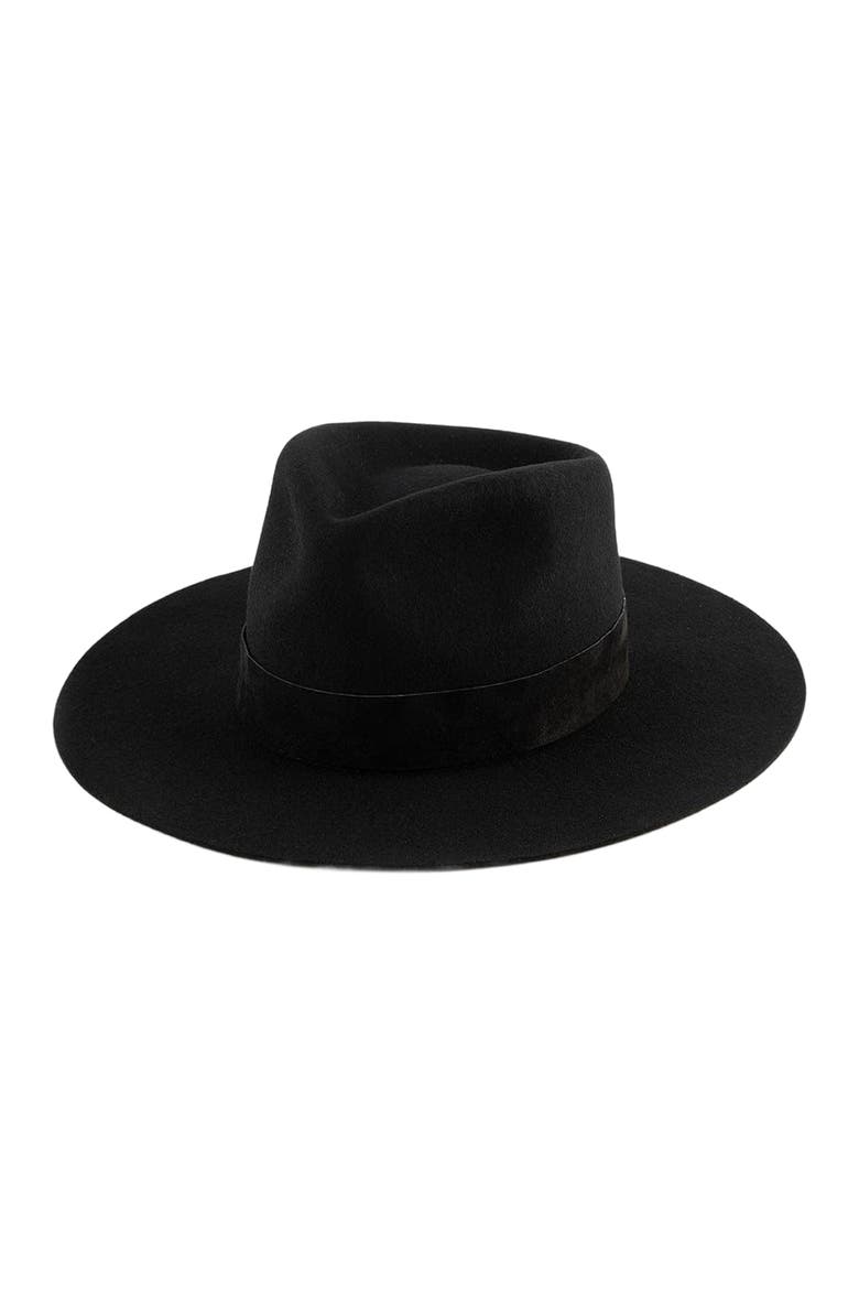 Miller Classic Fedora Hat, Main, color, Black