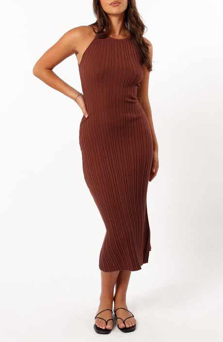 Petal & Pup Brighton Sleeveless Ribbed Sweater Dress