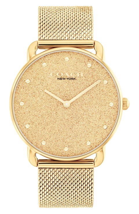 Elliot Mesh Bracelet Watch, 36mm