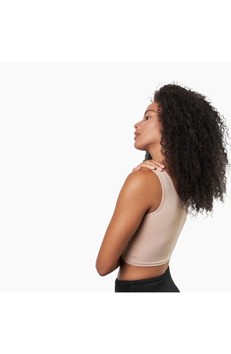 LARKEN X Maternity, Nursing + Hands - Free Pumping Bra, Alternate, color, Sand