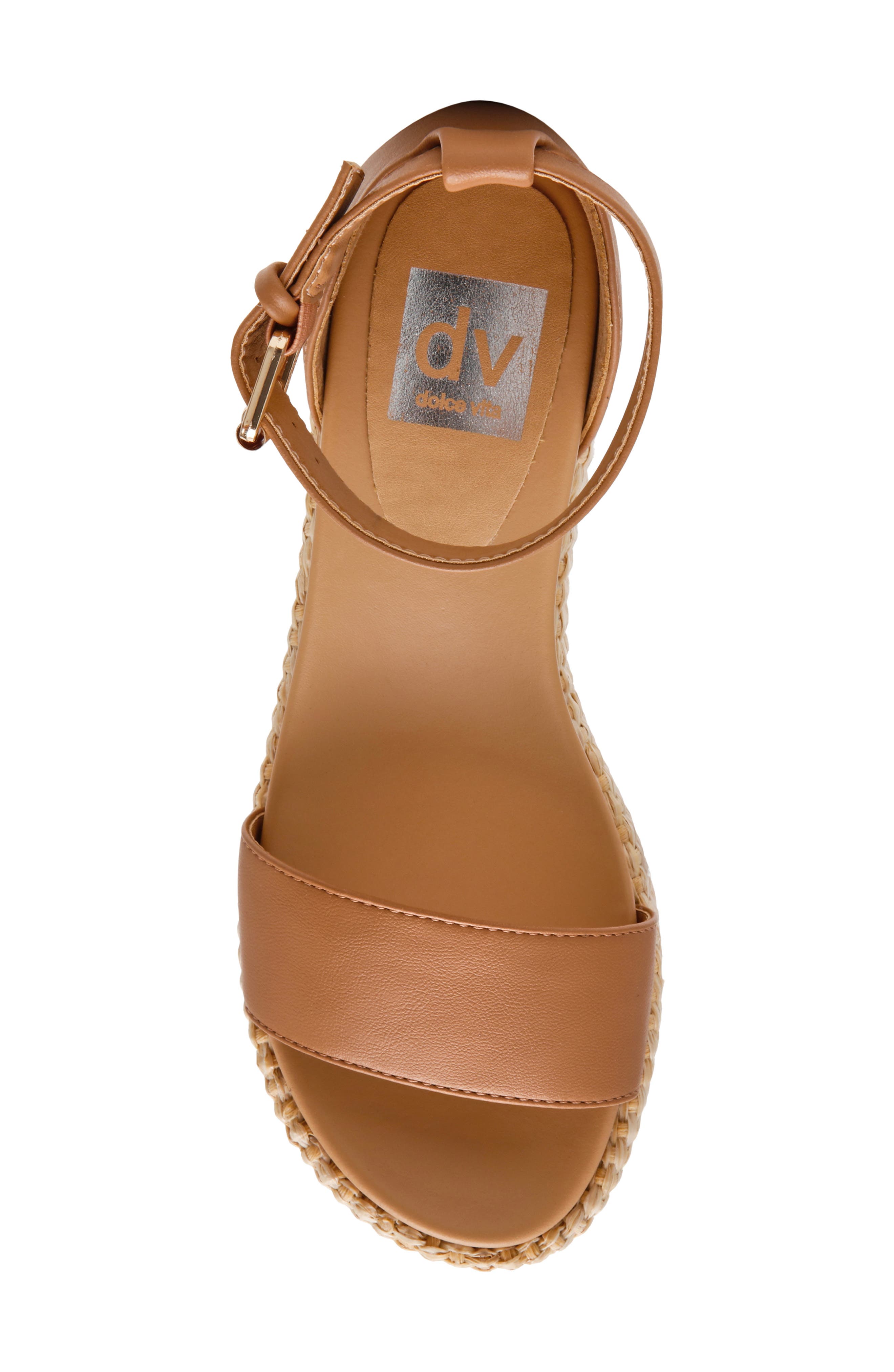DV by Dolce Vita Alumina Platform Sandal, Alternate, color, Toffee