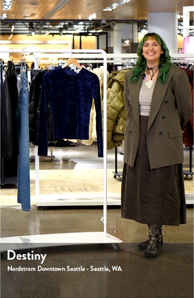 Crushed Velvet Top, sales video thumbnail