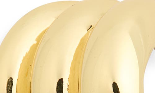 Nordstrom Rack Demi Fine Ridged Stud Earrings In Gold