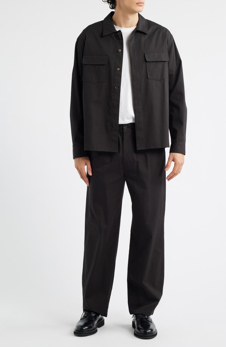 FRAME Double Pocket Overshirt, Alternate, color, Washed Black